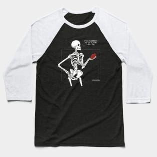 Skeleton Love Baseball T-Shirt